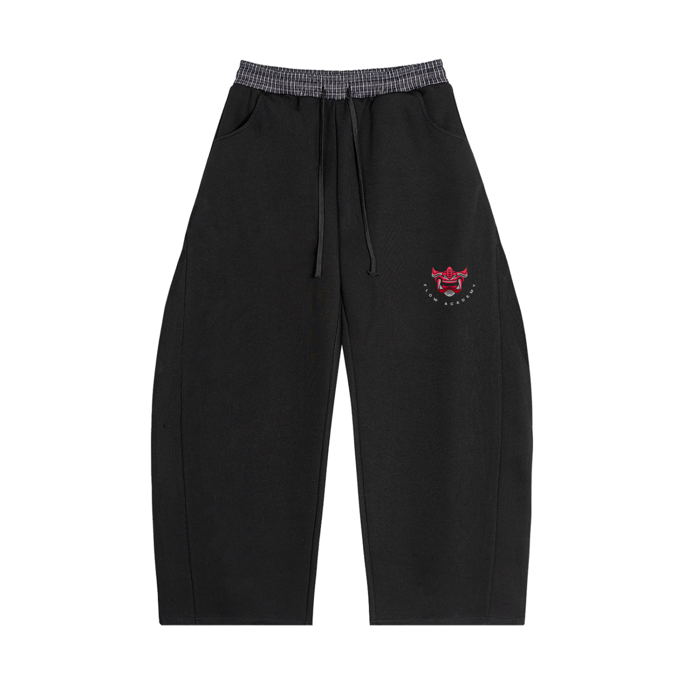 FLW/ACM Contrast Plaid Barrel Sweatpants