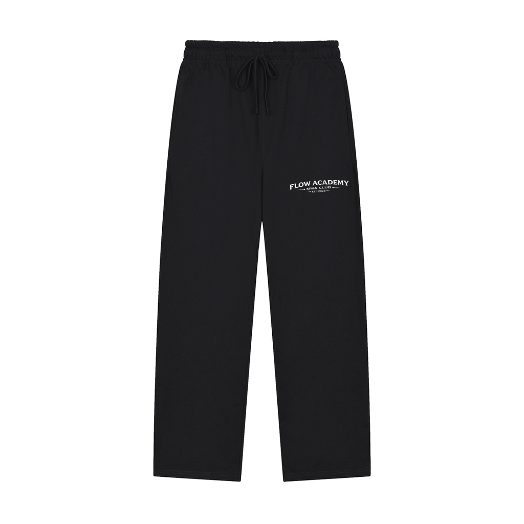 FLW/ACM - Black Straight-Leg Sweatpants