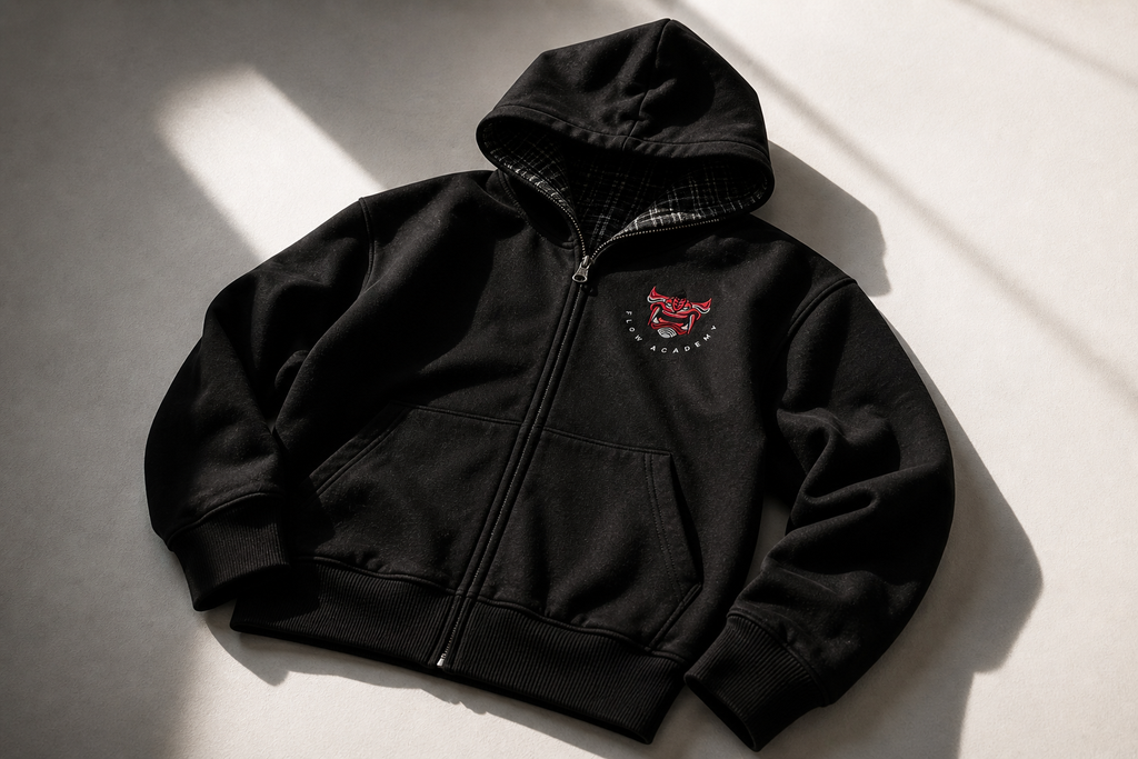 FLW/ACM Plaid Boxy Zip Hoodie