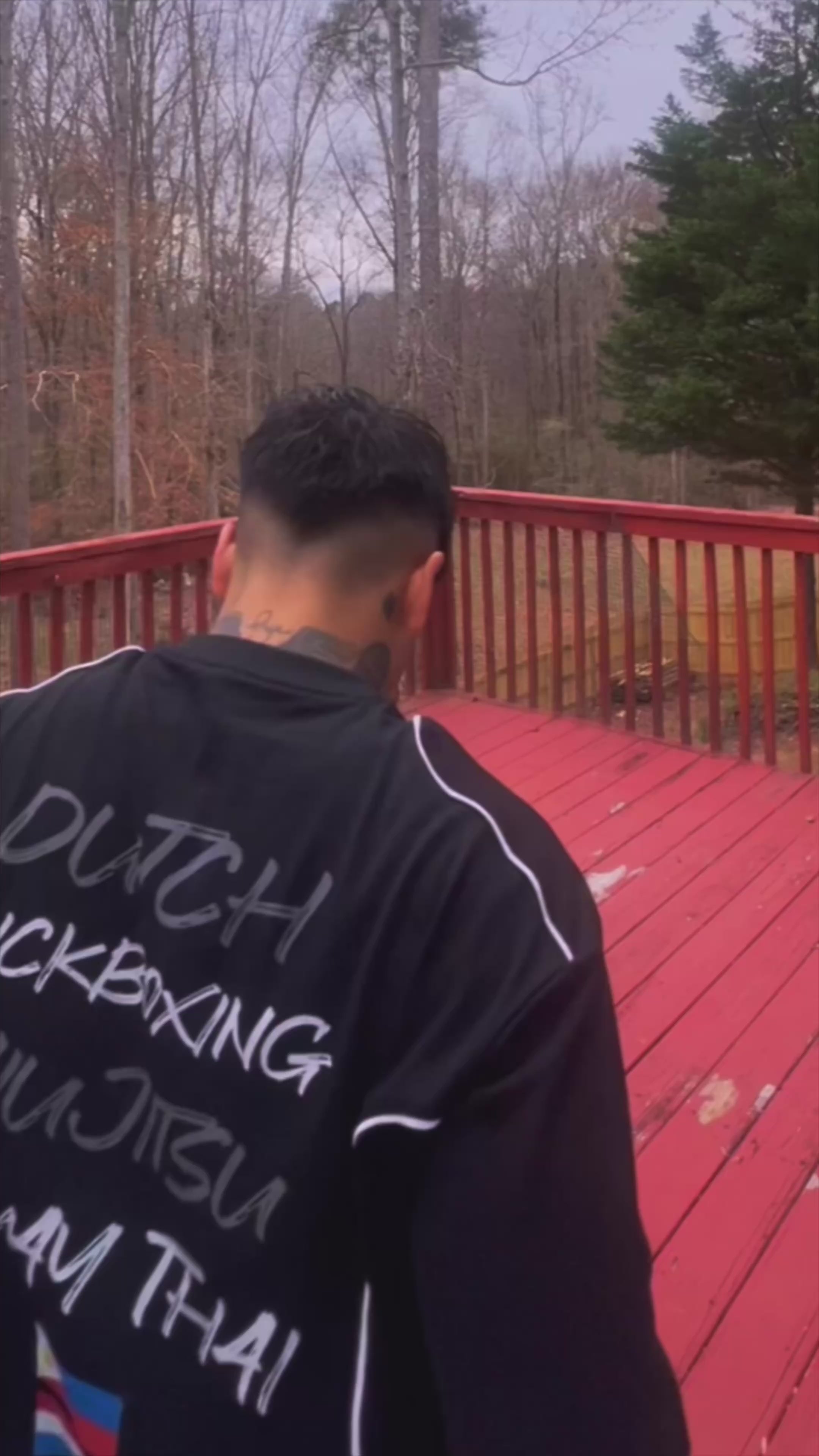 FLW/ACM Sun Fade Raw Edge Straight-Leg Sweatpants