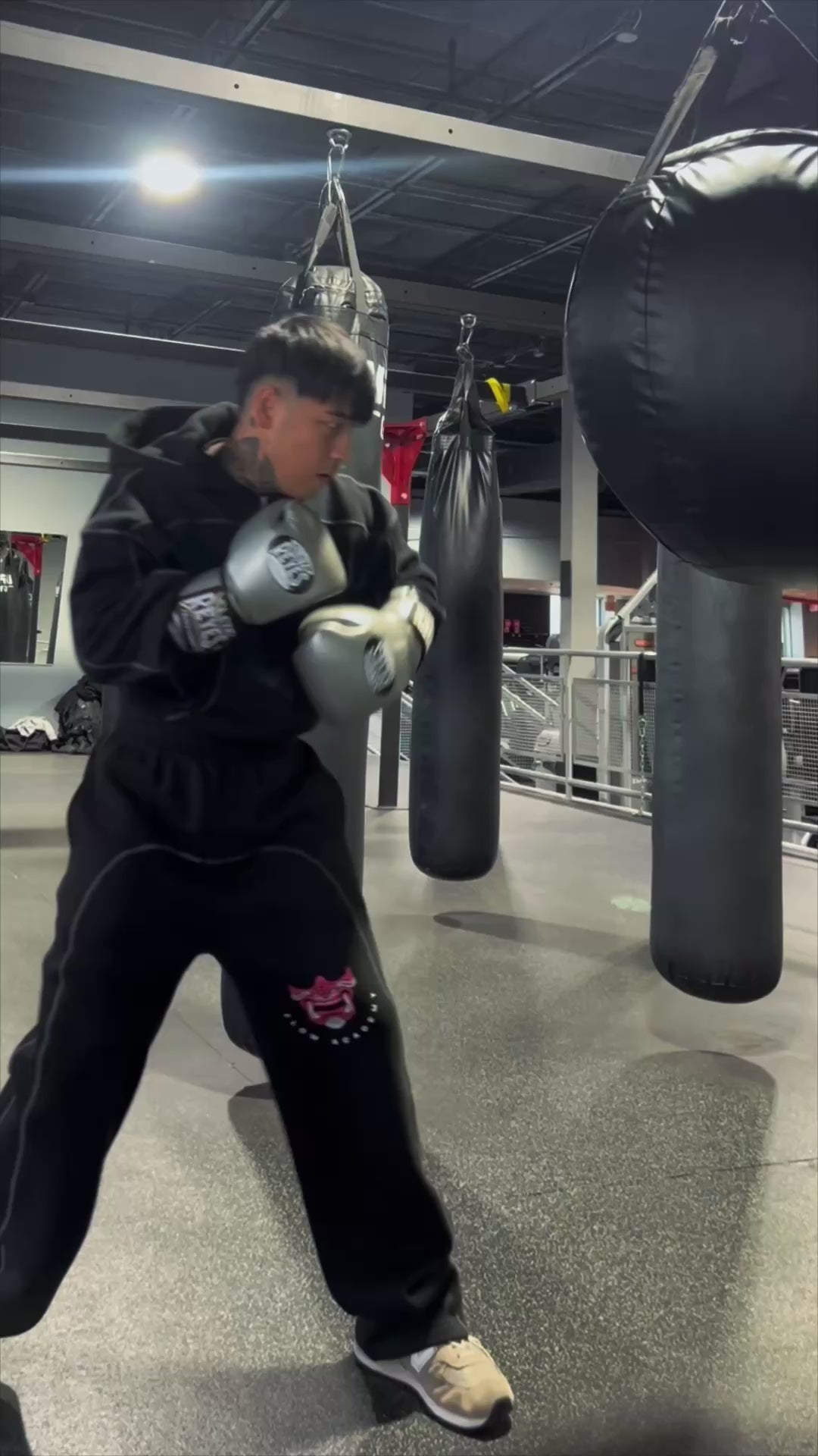 FLW/ACM Contrast-Stitched Boxy Fleece Zip Hoodie